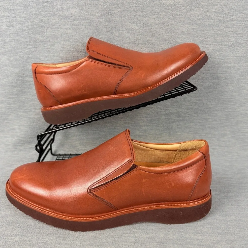 Samuel Hubbard Frequent Traveler Loafers Mens 9 MBrown Leather Slip On Shoes